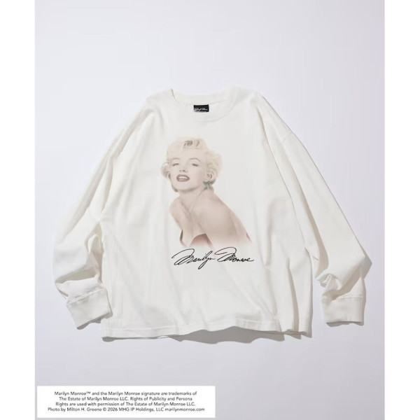 프릭스스토어 별주 마릴린 먼로 L/S 컷소 Red Sitting 긴팔 티셔츠 2컬러 1021248901233