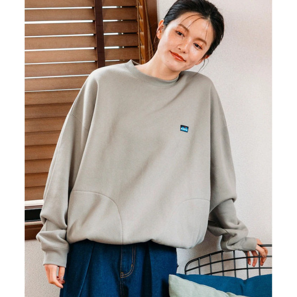 프릭스스토어 카부 별주 릴랙스핏 원포인트 자수 크루넥 스웨트 헴 코드 5컬러 1221105100075