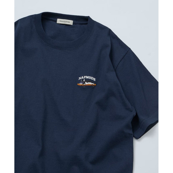 프릭스스토어 릴랙스핏 원포인트 동물 자수 크루넥 티셔츠 4컬러 1226248903008