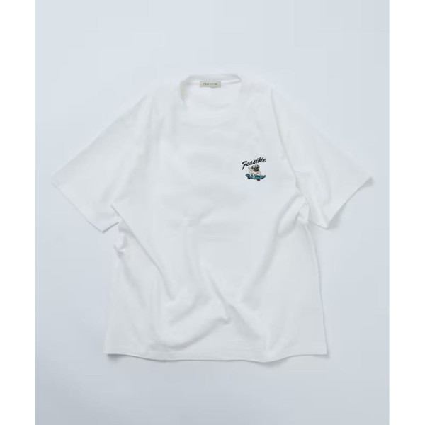 프릭스스토어 릴랙스핏 백 자수 디자인 크루넥 티셔츠 Dog 3컬러 1226248903007