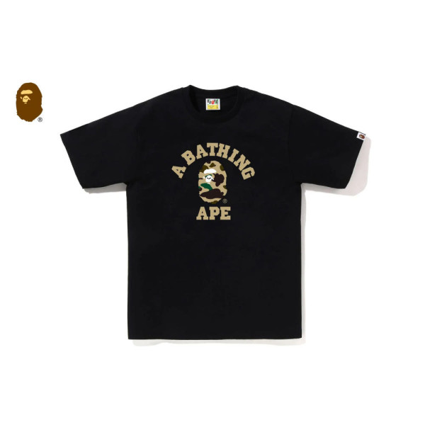 베이프 1ST 카모 컬리지 반팔 티셔츠 4컬러 1M30110013