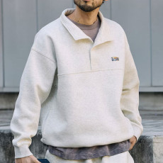 프릭스스토어 빅실루엣 스핀들 박스 원포인트 로고 스냅 버튼 스웨트 8컬러 1023248903157