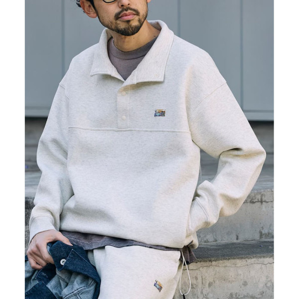 프릭스스토어 빅실루엣 스핀들 박스 원포인트 로고 스냅 버튼 스웨트 8컬러 1023248903157