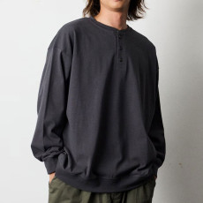 프릭스스토어 빅실루엣 USA 코튼 헨리넥 롱슬리브 티셔츠 5컬러 1223248901263