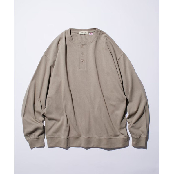 프릭스스토어 빅실루엣 USA 코튼 헨리넥 롱슬리브 티셔츠 5컬러 1223248901263