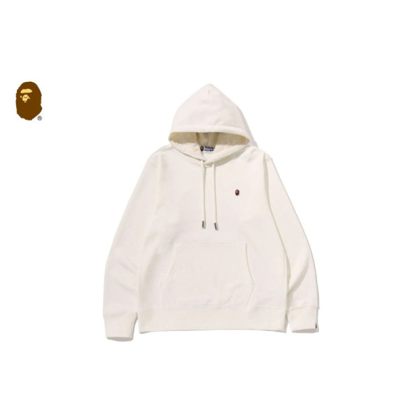 베이프 원 포인트 레귤러 핏 풀오버 후드티 3컬러 1M30114306