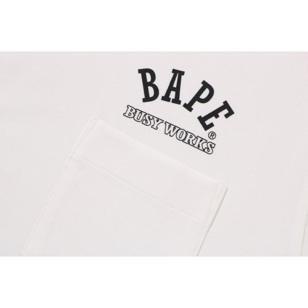 베이프 BAPE 2피스 반팔 티 언더웨어 화이트 1L70183007