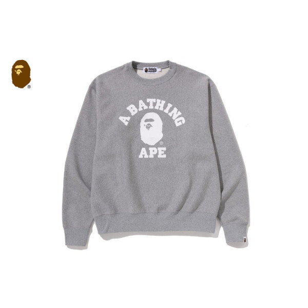 베이프 클래식 컬리지 크루넥 스웨트셔츠 4컬러 1L70113003