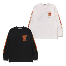 베이프 어 라이징 베이프 롱슬리브 티셔츠 2컬러 1L70111001