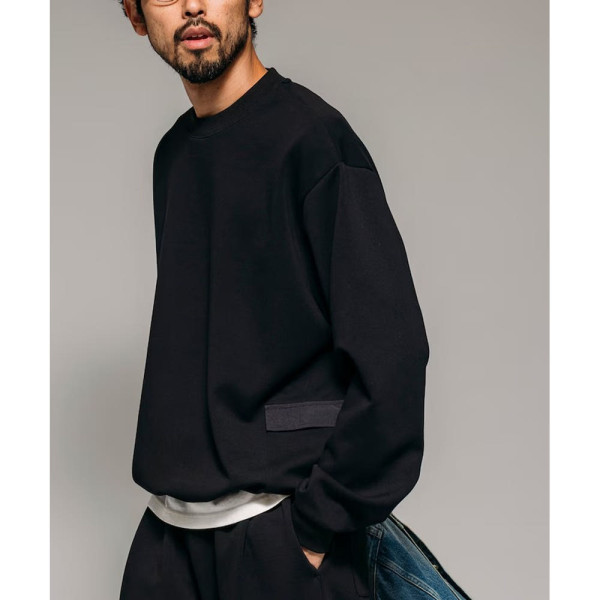 프릭스스토어 퍼스트핸드 사이드 포켓 스핀들 박스 크루넥 스웨트 4컬러 3323234400013