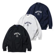 프릭스스토어 노티카 펠트 패치 아치 로고 크루넥 스웨트 3컬러 1023207500602