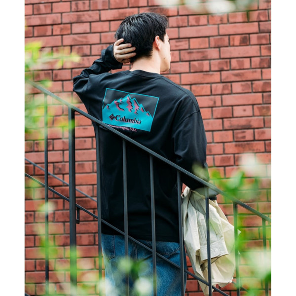 프릭스스토어 컬럼비아 별주 임페리얼 파크 백 프린트 롱 슬리브 티셔츠 12컬러 1221129900054