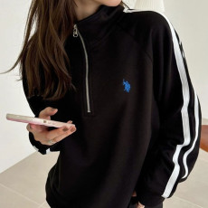 U.S. POLO ASSN. 유에스폴로에센 라인 디자인 하프집 스웻셔츠 반집업 맨투맨 4컬러 85733798 ada1452