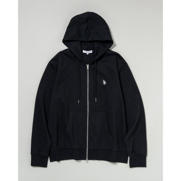 U.S. POLO ASSN. 유에스폴로에센 더블 호스맨 자수 풀 집 후드 4컬러 PLM53327