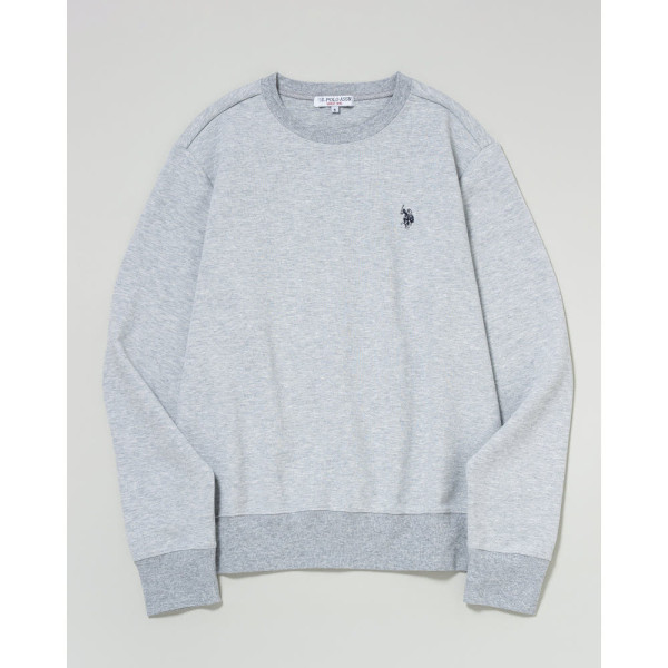 U.S. POLO ASSN. 유에스폴로에센 더블 호스맨 자수 스웨트 4컬러 PLM53328