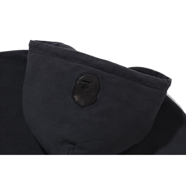 베이프 스타 패치 릴렉스핏 불오버 후디 블랙 1L80114008