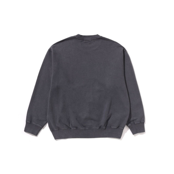 베이프 가먼트 다이 원포인트 릴렉스핏 크루넥 스웨트 셔츠 4컬러 1L80113307