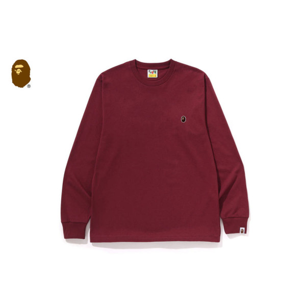 베이프 원포인트 롱슬리브 티셔츠 5컬러 1L80-111-002