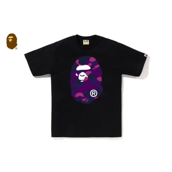 베이프 컬러 카모 빅 에이프 헤드 티셔츠 6컬러 1L80110017