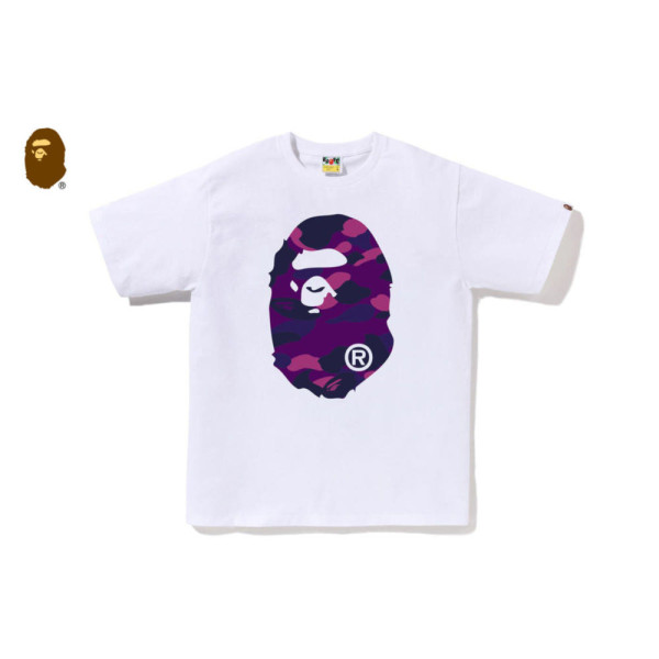 베이프 컬러 카모 빅 에이프 헤드 티셔츠 6컬러 1L80110017