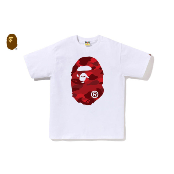 베이프 컬러 카모 빅 에이프 헤드 티셔츠 6컬러 1L80110017