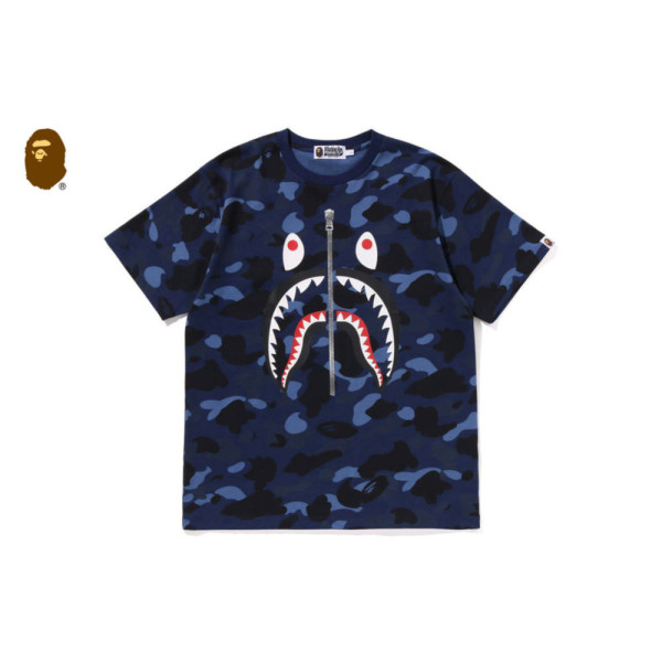 베이프 컬러 카모 샤크 티셔츠 3컬러 1L80109017