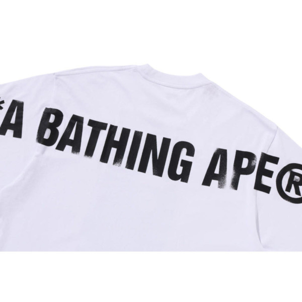 베이프 스프레이 프린트 에이프 헤드 릴렉스 핏 티셔츠 3컬러 1L80110334