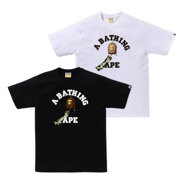 베이프 재패니즈 윈드 파임스 콜리지 티셔츠 2컬러 1L72110026