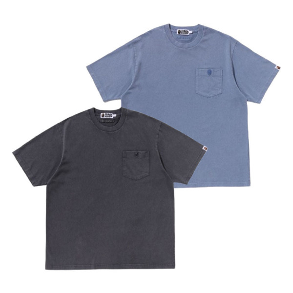 베이프 가먼트 DYI 원 포인트 릴렉스핏 포켓 티셔츠 2컬러 1L80109304