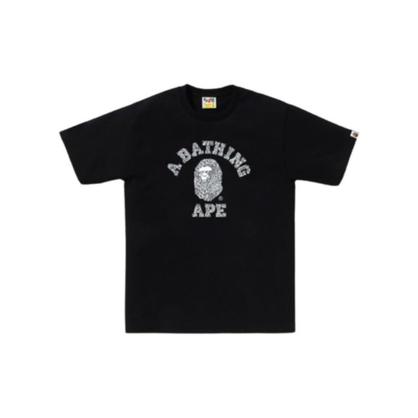 베이프 와일드 레오파드 패턴 콜리지 티셔츠 6컬러 1L80110039