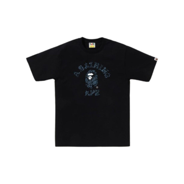 베이프 와일드 레오파드 패턴 콜리지 티셔츠 6컬러 1L80110039