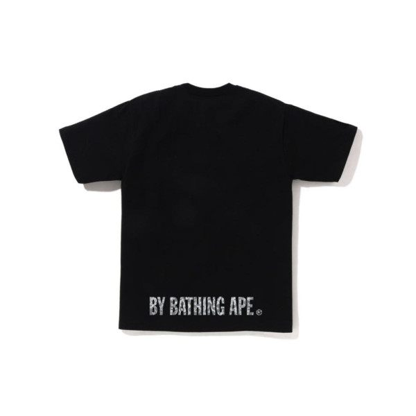 베이프 와일드 레오파드 패턴 에이프 페이스 스타 티셔츠 3컬러 1L80110042