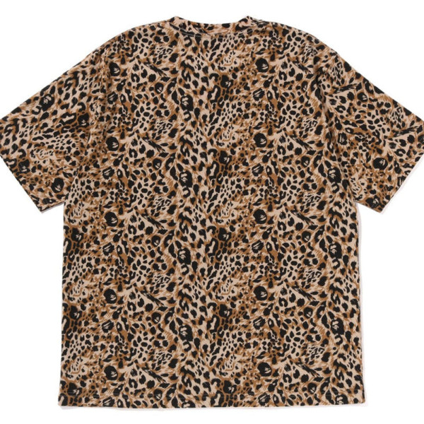 베이프 와일드 레오파드 패턴 칼리지 릴렉스핏 티셔츠 3컬러 1L80109004