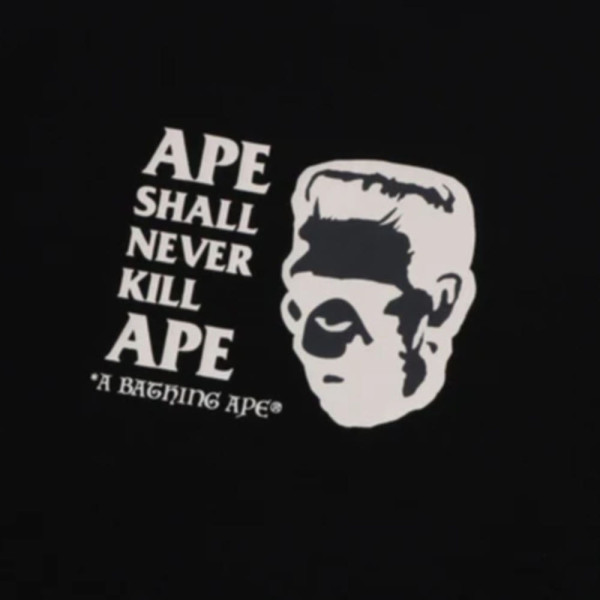 베이프 프랑켄슈타인 베이프 로고 릴렉스핏 티셔츠 2컬러 1L80110338