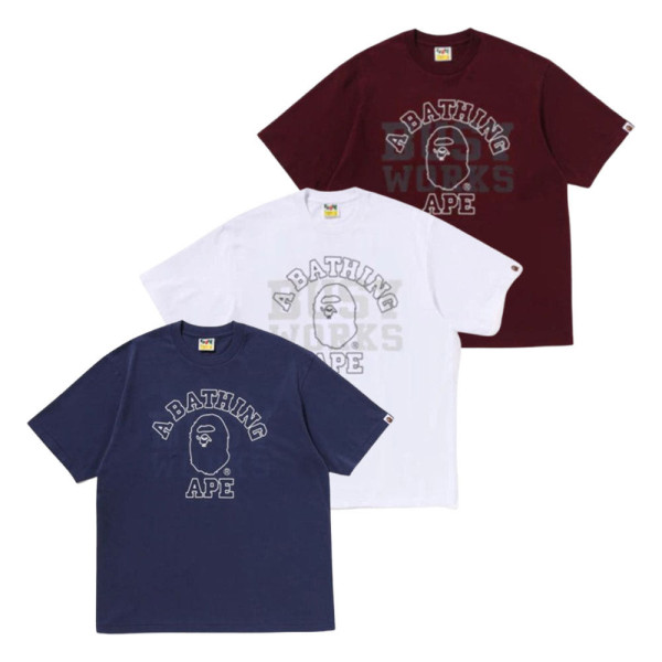 베이프 칼리지 릴렉스핏 티셔츠1 3컬러 1L80110328