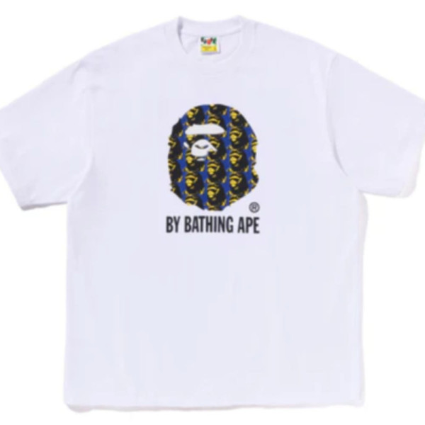베이프 에이프 헤드 패턴 바이 베싱 에이프 릴렉스핏 티셔츠 2컬러 1L80110309
