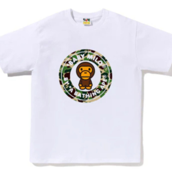 베이프 ABC 카모 마일로 비지 워크 티셔츠 6컬러 2L80110003