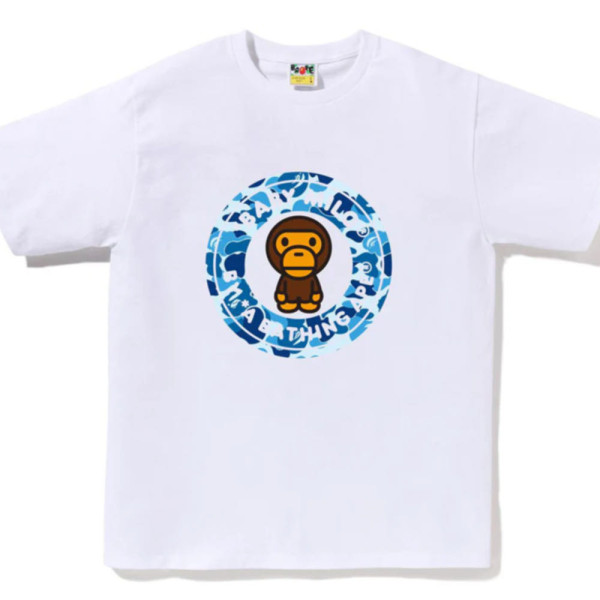 베이프 ABC 카모 마일로 비지 워크 티셔츠 6컬러 2L80110003