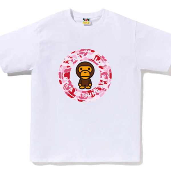 베이프 ABC 카모 마일로 비지 워크 티셔츠 6컬러 2L80110003