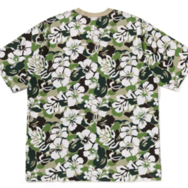베이프 ABC 리조트 카모 릴렉스핏 티셔츠 그린 1L70109004