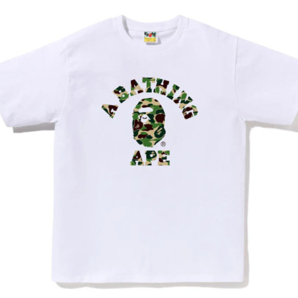 베이프 ABC 카모 칼리지 티셔츠 6컬러 1L80110005