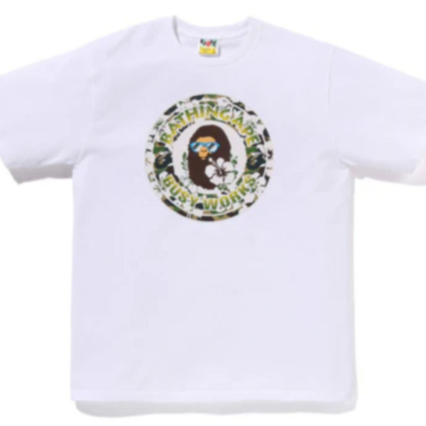 베이프 ABC 리조트 카모 비지 워크 티셔츠 2컬러 1L70110002