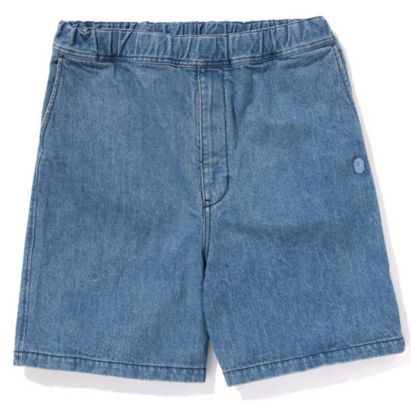 베이프 원포인트 릴렉스핏 13OZ 데님 숏 팬츠 2컬러 1L30151305