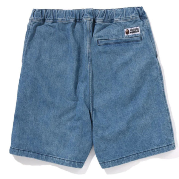 베이프 원포인트 릴렉스핏 13OZ 데님 숏 팬츠 2컬러 1L30151305