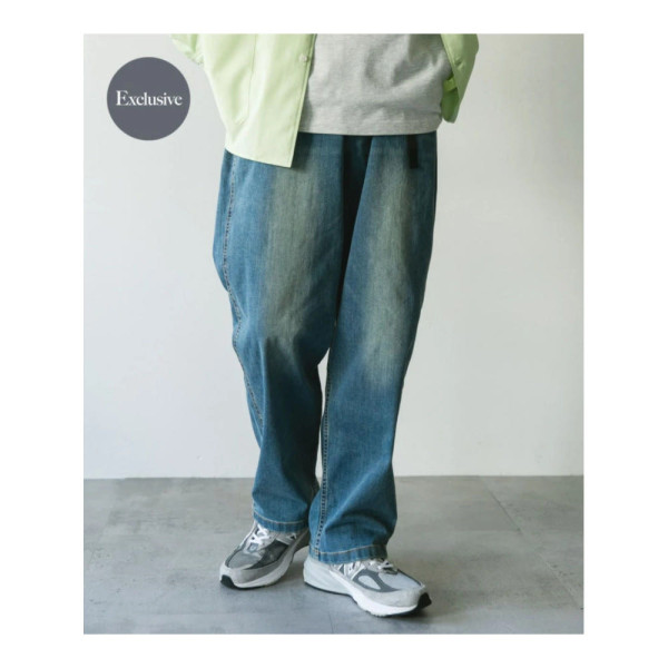 그라미치 X 어반리서치도어 URBAN RESEARCH DOORS 별주 마운틴 와이드 데님 팬츠 4컬러 DMA4-GMP5-S2078