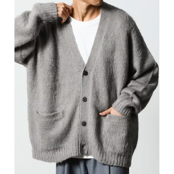 프릭스스토어 릴랙스핏 샤기니트 루즈 가디건 5컬러 1235248900094