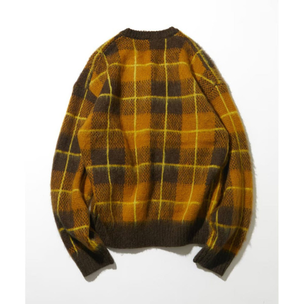 프릭스스토어 노티카 모헤어 혼합 체크무늬 브이넥니트 풀오버 2컬러 1031207500013