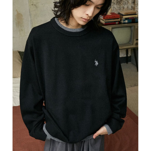 U.S. POLOASSN. 유에스폴로에센 별주 페이크 레이어드 니트 3컬러 3130291600008