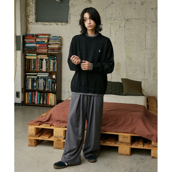 U.S. POLOASSN. 유에스폴로에센 별주 페이크 레이어드 니트 3컬러 3130291600008