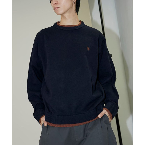 U.S. POLOASSN. 유에스폴로에센 별주 페이크 레이어드 니트 3컬러 3130291600008